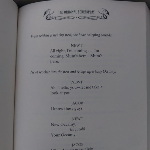 J.K. ROWLING FANTASTIC BEASTS AND WHERE TO FIND THEM ORIGINAL SCREENPLAY BOOK - Picture 7 of 12